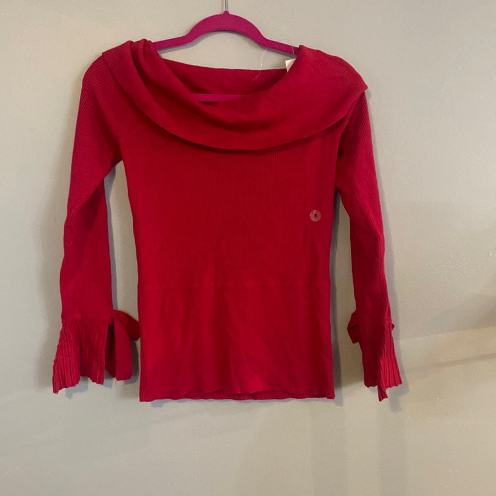 Cowl-neck sweater